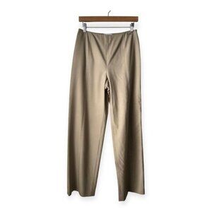 Chanel Beige Tan High Waist Straight Leg Pants